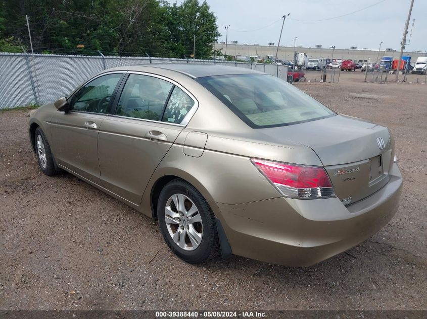 2009 Honda Accord 2.4 Lx-P VIN: JHMCP26419C001358 Lot: 39388440