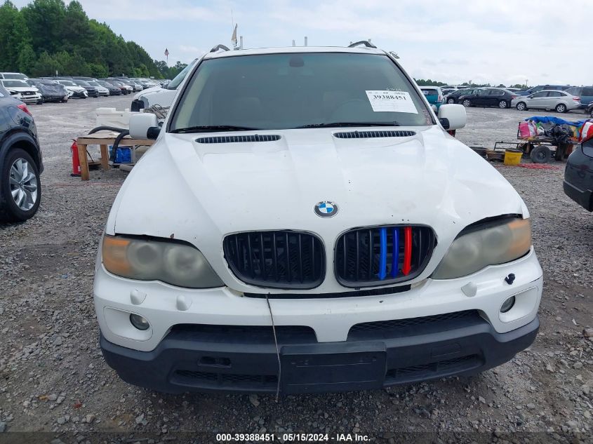 2006 BMW X5 3.0I VIN: 5UXFA135X6LY24663 Lot: 39388451