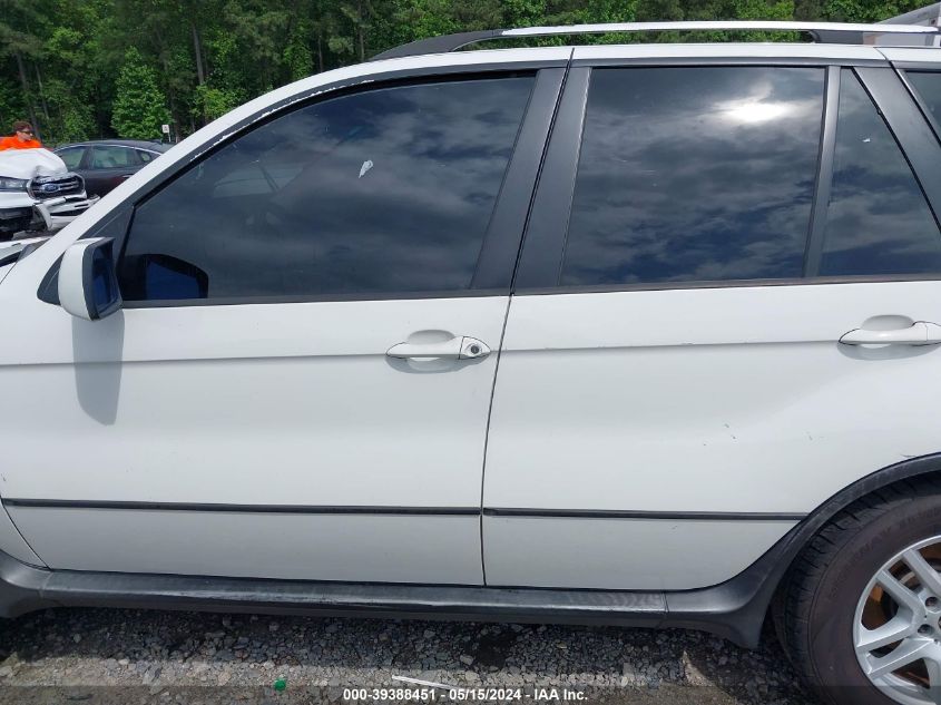 2006 BMW X5 3.0I VIN: 5UXFA135X6LY24663 Lot: 39388451