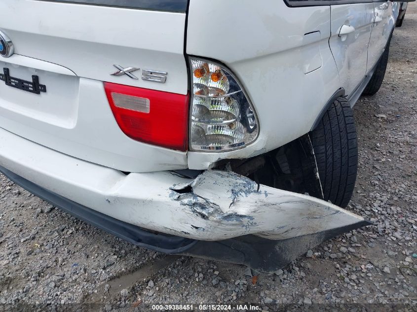 2006 BMW X5 3.0I VIN: 5UXFA135X6LY24663 Lot: 39388451