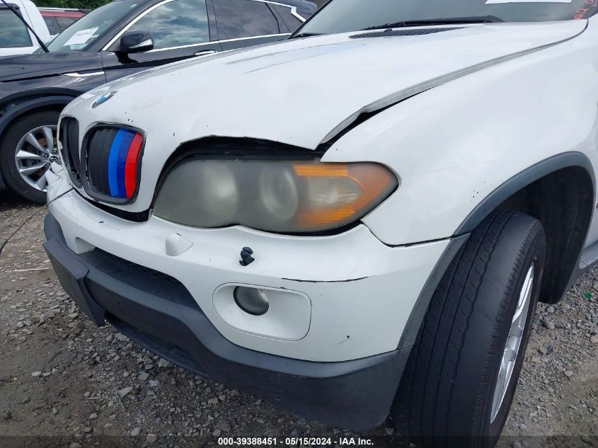 2006 BMW X5 3.0I VIN: 5UXFA135X6LY24663 Lot: 39388451