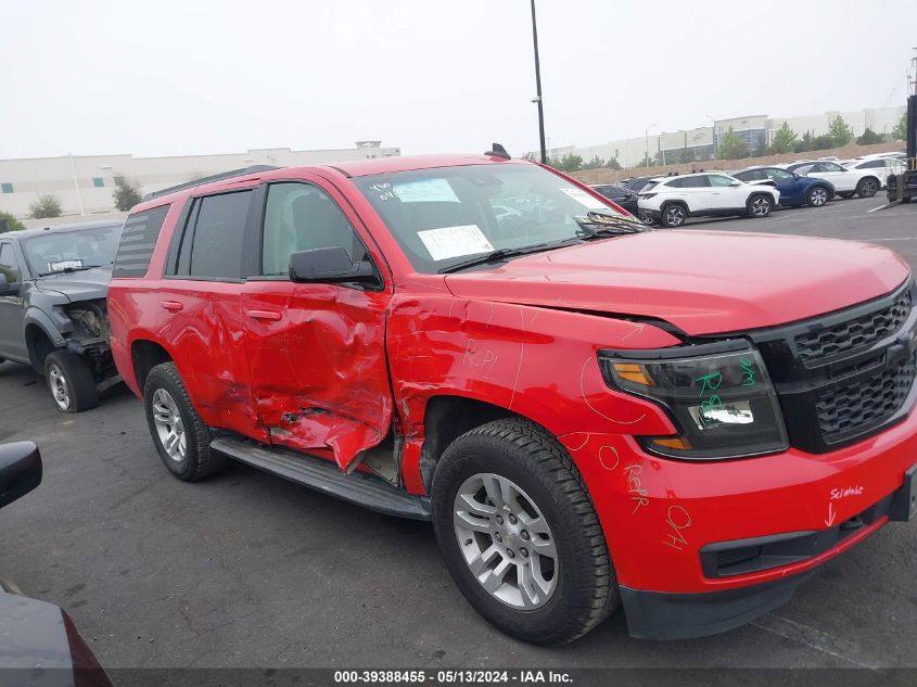 2019 Chevrolet Tahoe Lt VIN: 1GNSKBKC1KR193352 Lot: 39388455