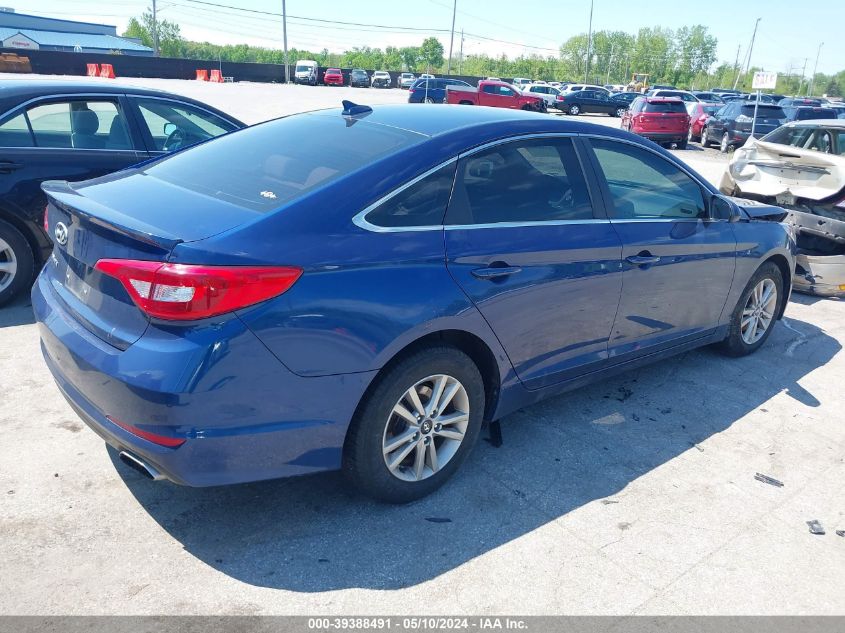 2015 Hyundai Sonata Se VIN: 5NPE24AF6FH213380 Lot: 39388491