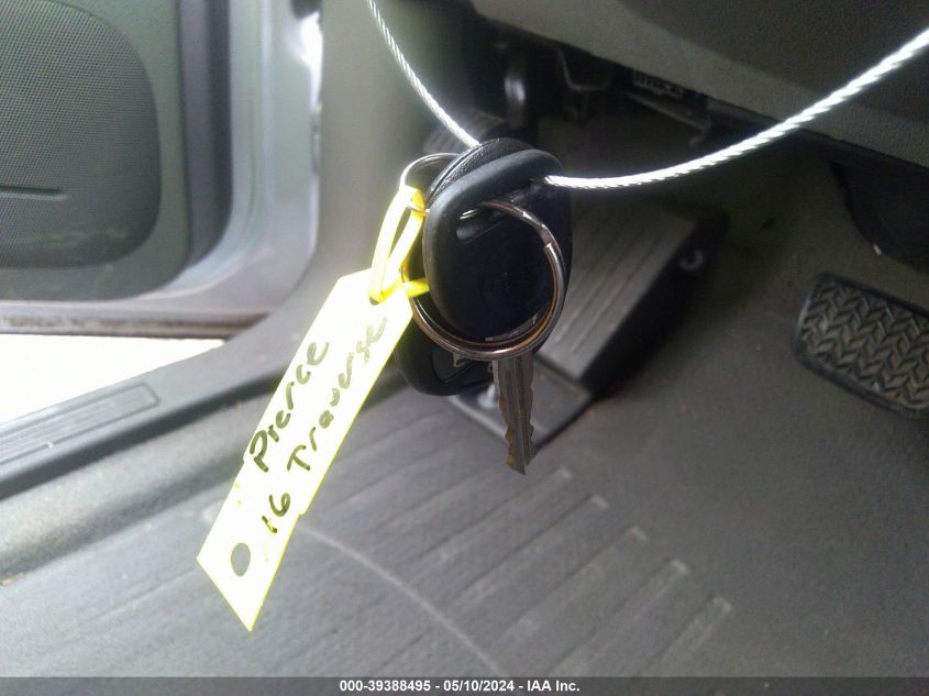 2016 Chevrolet Traverse 1Lt VIN: 1GNKRGKD5GJ106821 Lot: 39388495