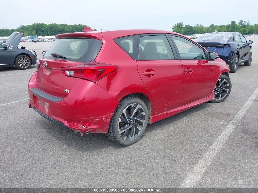 2016 Scion Im VIN: JTNKARJE8GJ505286 Lot: 39388503