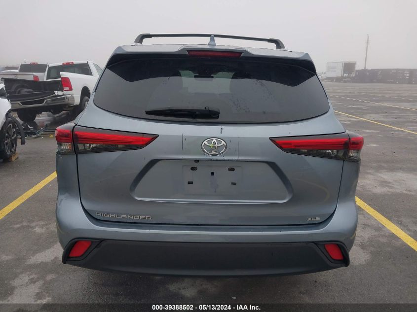 2020 Toyota Highlander Xle VIN: 5TDGZRAH8LS025632 Lot: 39388502