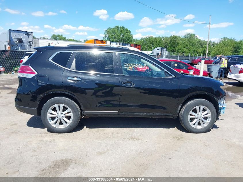 2016 Nissan Rogue Sv VIN: KNMAT2MV1GP668369 Lot: 39388504
