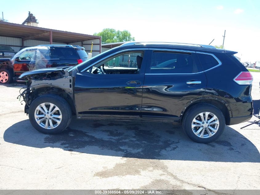 2016 Nissan Rogue Sv VIN: KNMAT2MV1GP668369 Lot: 39388504