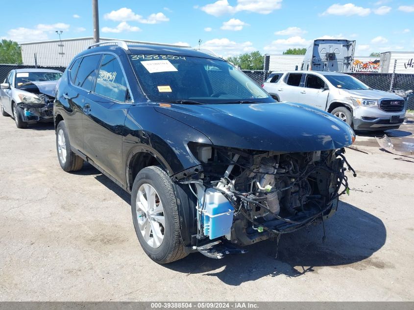 2016 Nissan Rogue Sv VIN: KNMAT2MV1GP668369 Lot: 39388504