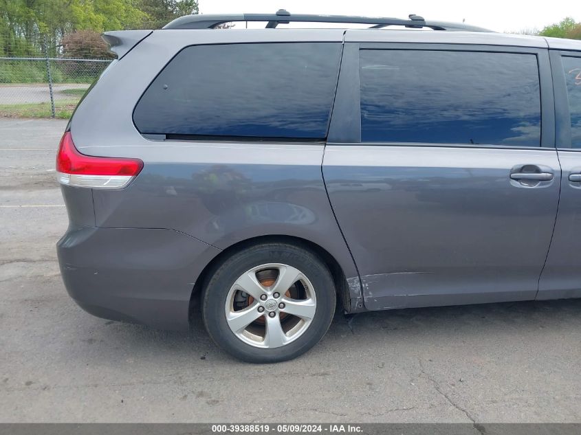 2013 Toyota Sienna Le V6 8 Passenger VIN: 5TDKK3DC1DS313828 Lot: 39388519