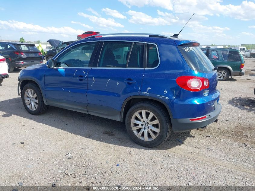 2009 Volkswagen Tiguan Se/Sel VIN: WVGBV75N99W004383 Lot: 39388528