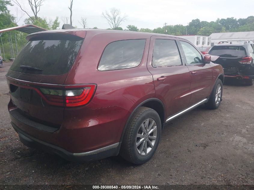 2016 Dodge Durango Sxt VIN: 1C4RDJAG7GC485128 Lot: 39388540