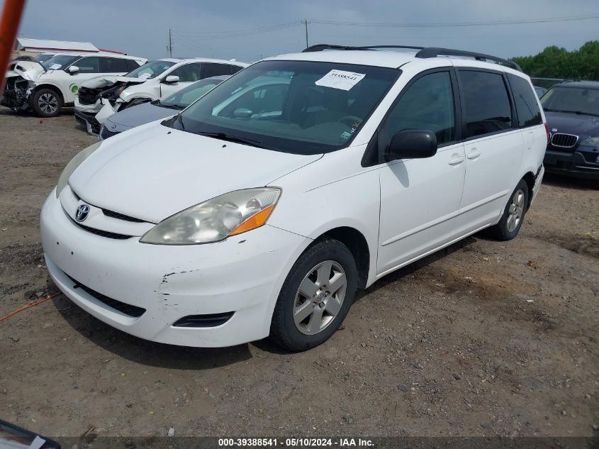 2010 Toyota Sienna Le VIN: 5TDKK4CC0AS323379 Lot: 39388541