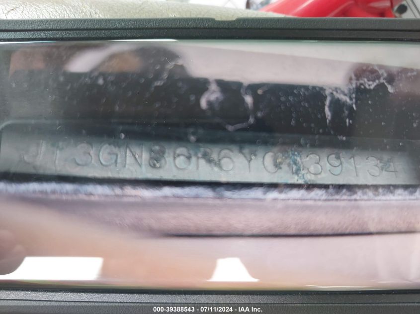 JT3GN86R6Y0139134 2000 Toyota 4Runner Sr5 V6