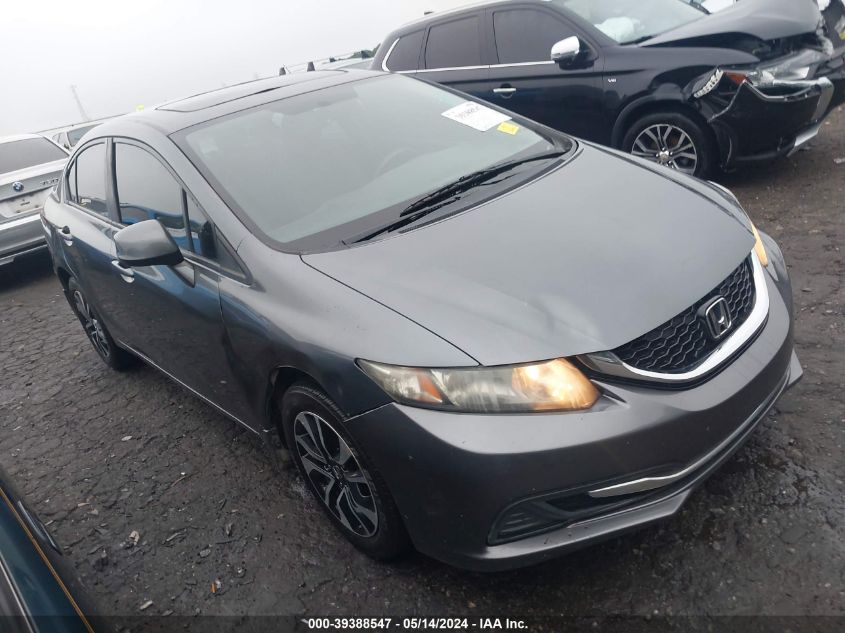 2013 Honda Civic Ex VIN: 19XFB2F89DE024680 Lot: 39388547