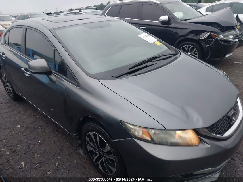 2013 Honda Civic Ex VIN: 19XFB2F89DE024680 Lot: 39388547