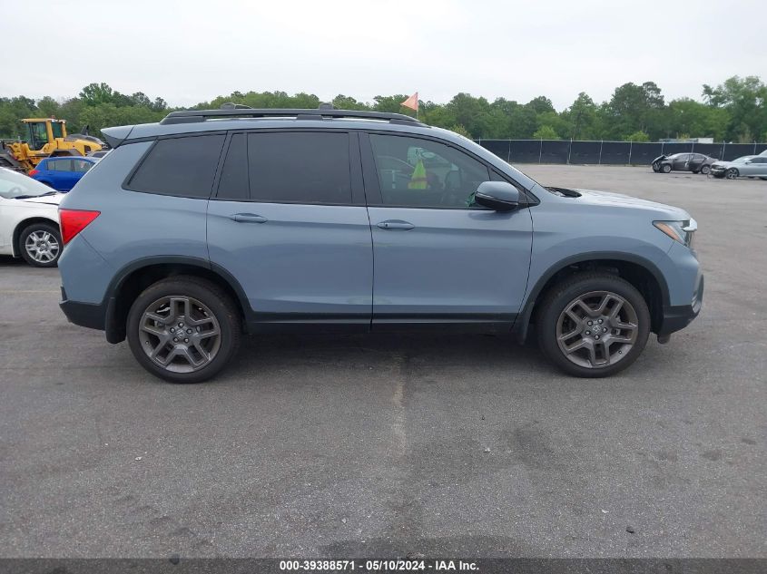 2023 Honda Passport Awd Ex-L VIN: 5FNYF8H58PB031783 Lot: 39388571