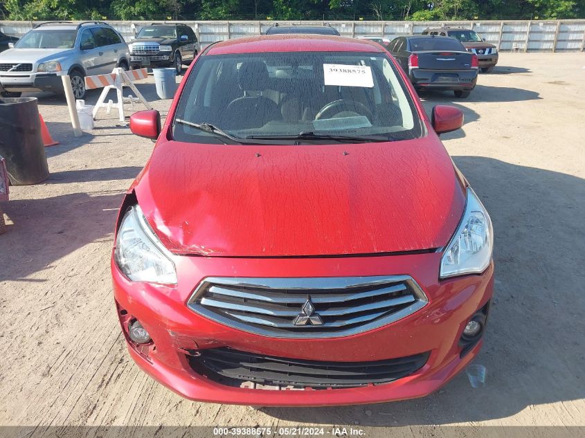 2019 Mitsubishi Mirage G4 Es VIN: ML32F3FJ4KHF10421 Lot: 39388575