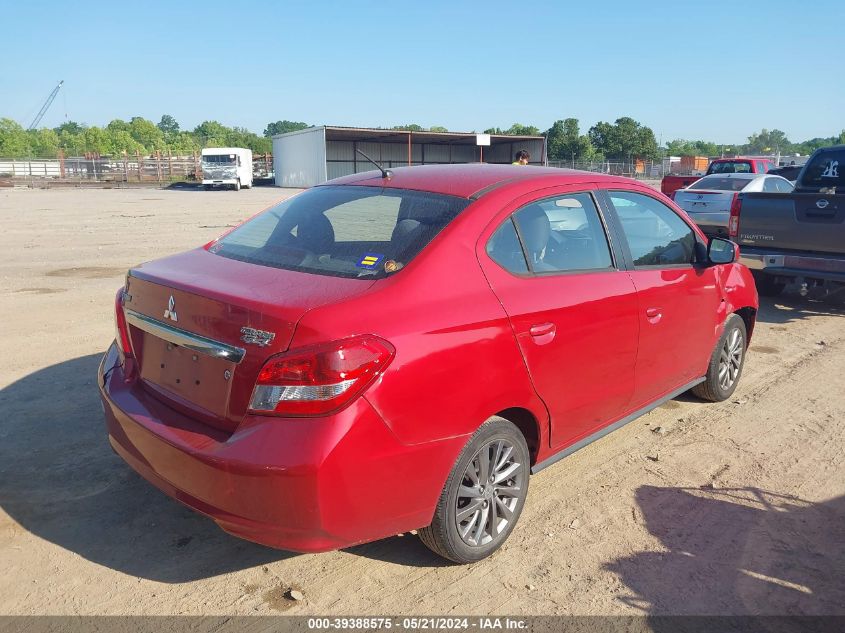 2019 Mitsubishi Mirage G4 Es VIN: ML32F3FJ4KHF10421 Lot: 39388575