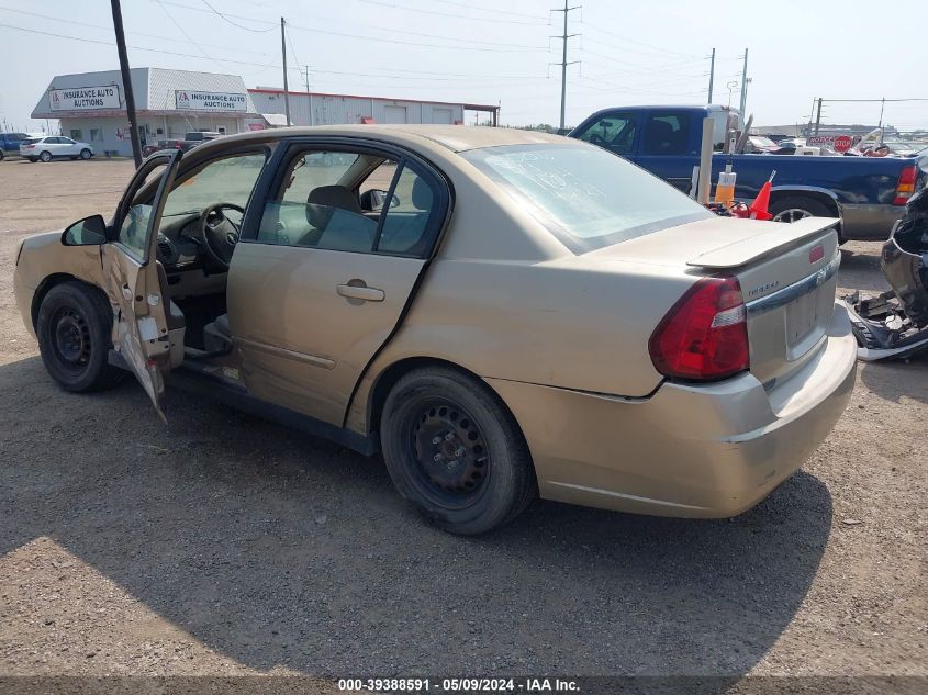 2006 Chevrolet Malibu Ls VIN: 1G1ZS51F96F131184 Lot: 39388591