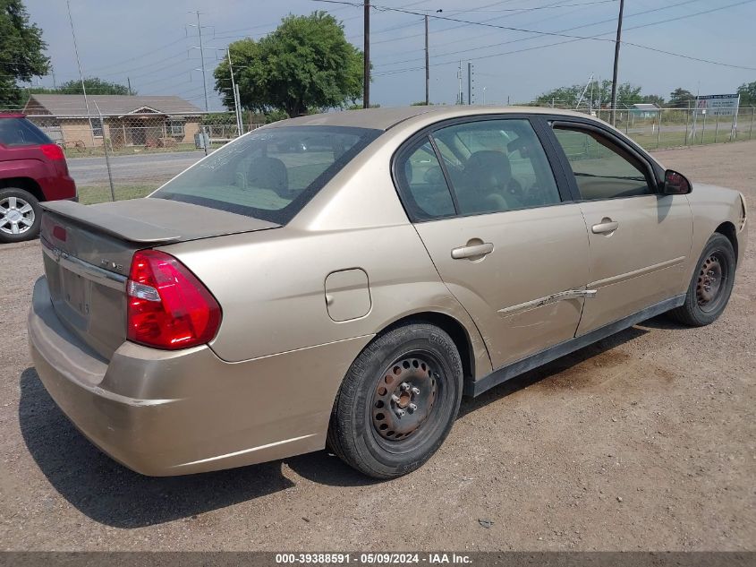 2006 Chevrolet Malibu Ls VIN: 1G1ZS51F96F131184 Lot: 39388591