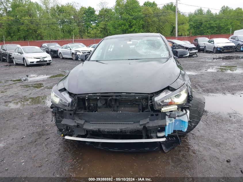 2019 Infiniti Q50 3.0T Luxe VIN: JN1EV7AR2KM594053 Lot: 39388592