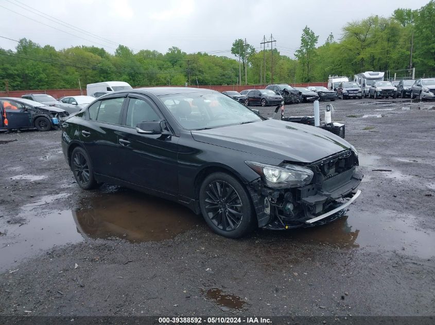 2019 Infiniti Q50 3.0T Luxe VIN: JN1EV7AR2KM594053 Lot: 39388592