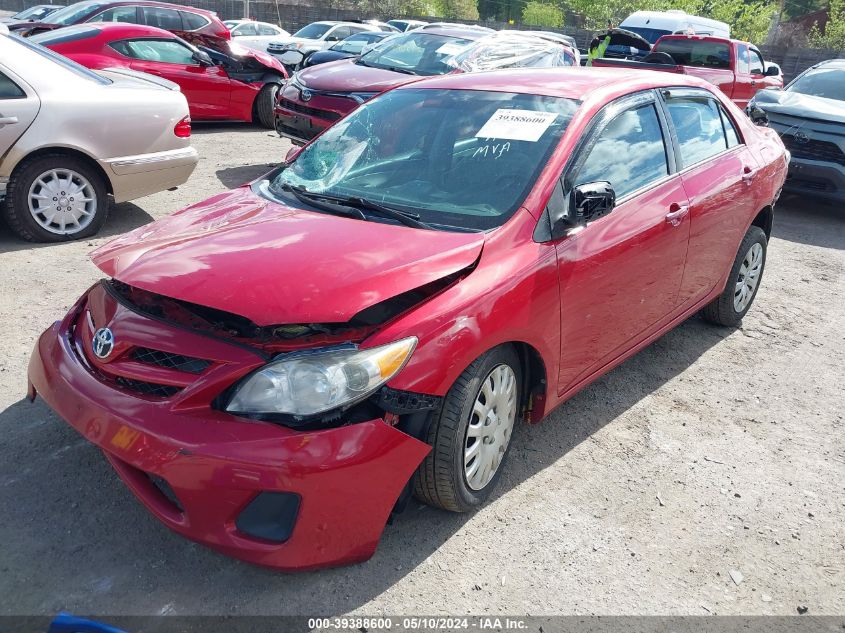 2012 Toyota Corolla Le VIN: 2T1BU4EE0CC816614 Lot: 39388600