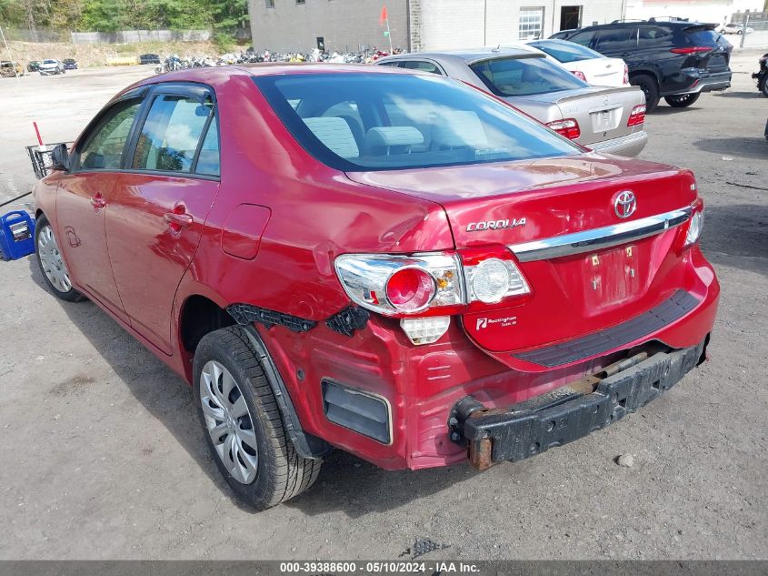 2012 Toyota Corolla Le VIN: 2T1BU4EE0CC816614 Lot: 39388600