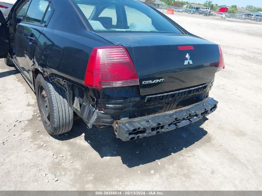 2007 Mitsubishi Galant Es/Se VIN: 4A3AB36F27E038223 Lot: 39388614