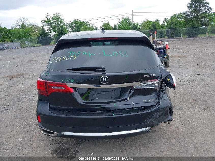 2019 Acura Mdx Standard VIN: 5J8YD4H36KL028563 Lot: 39388617