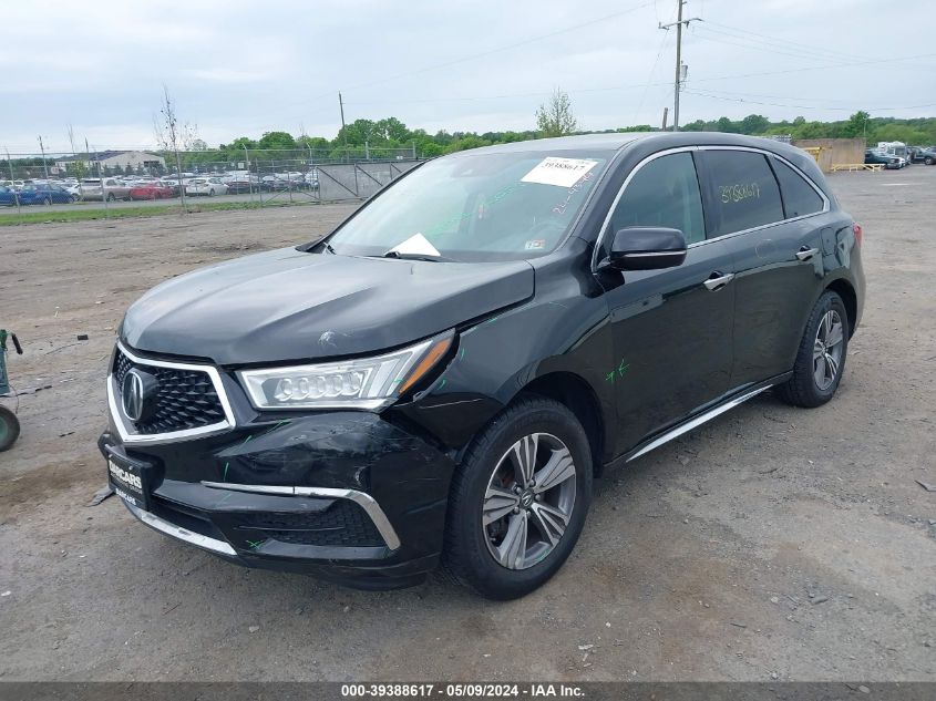 2019 Acura Mdx Standard VIN: 5J8YD4H36KL028563 Lot: 39388617