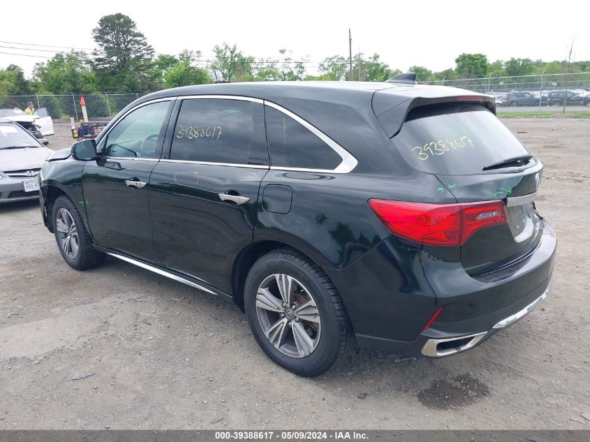 2019 Acura Mdx Standard VIN: 5J8YD4H36KL028563 Lot: 39388617