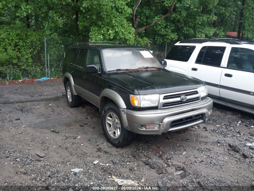 2000 Toyota 4Runner Limited V6 VIN: JT3GN87RXY0143315 Lot: 39388627