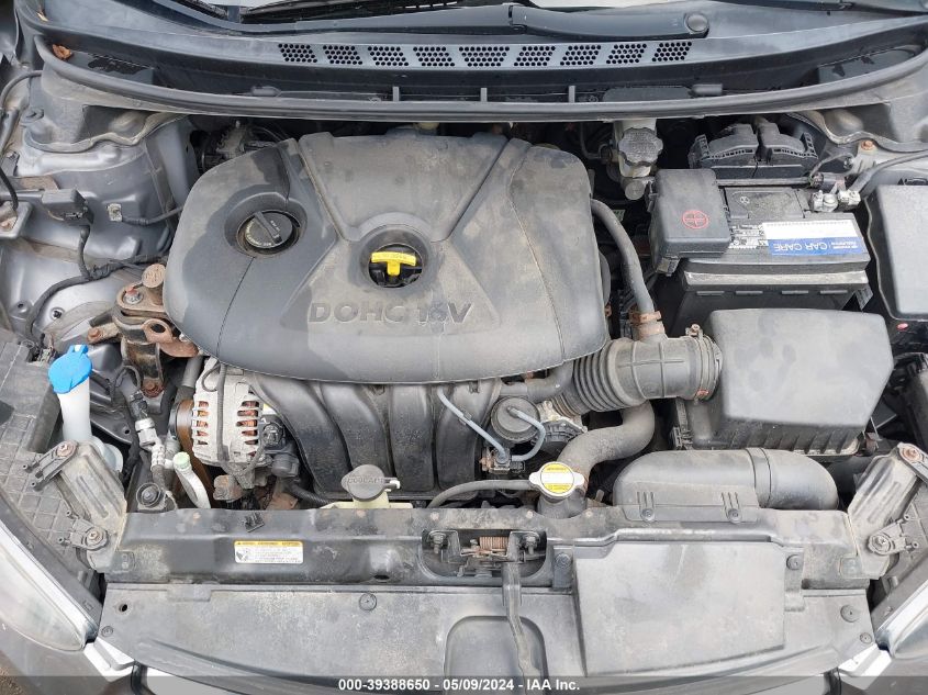 2012 Hyundai Elantra Gls VIN: 5NPDH4AE9CH099484 Lot: 39388650