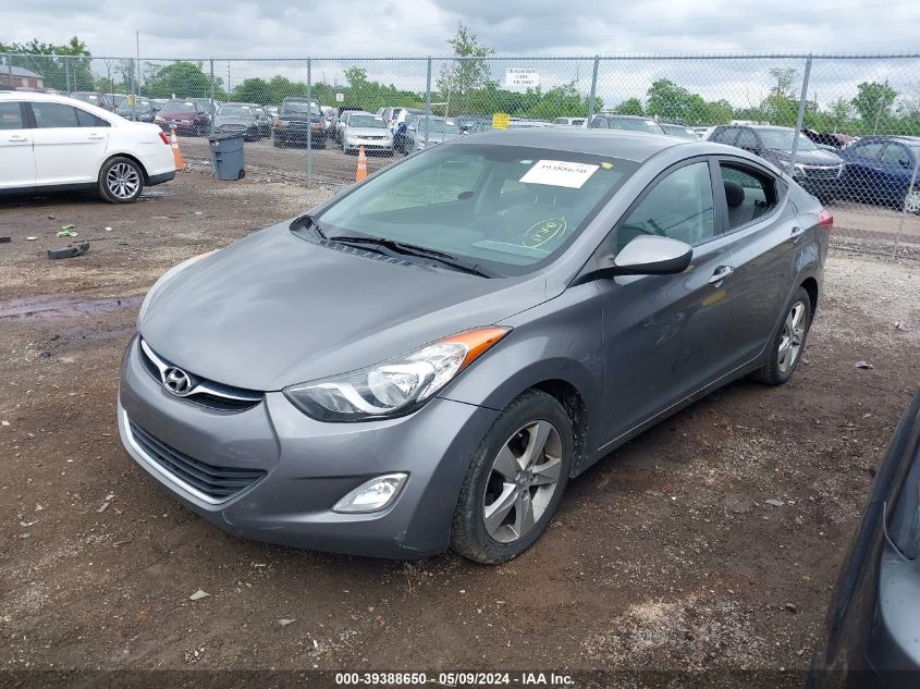 2012 Hyundai Elantra Gls VIN: 5NPDH4AE9CH099484 Lot: 39388650