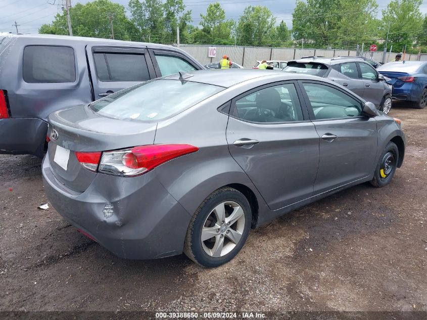 2012 Hyundai Elantra Gls VIN: 5NPDH4AE9CH099484 Lot: 39388650