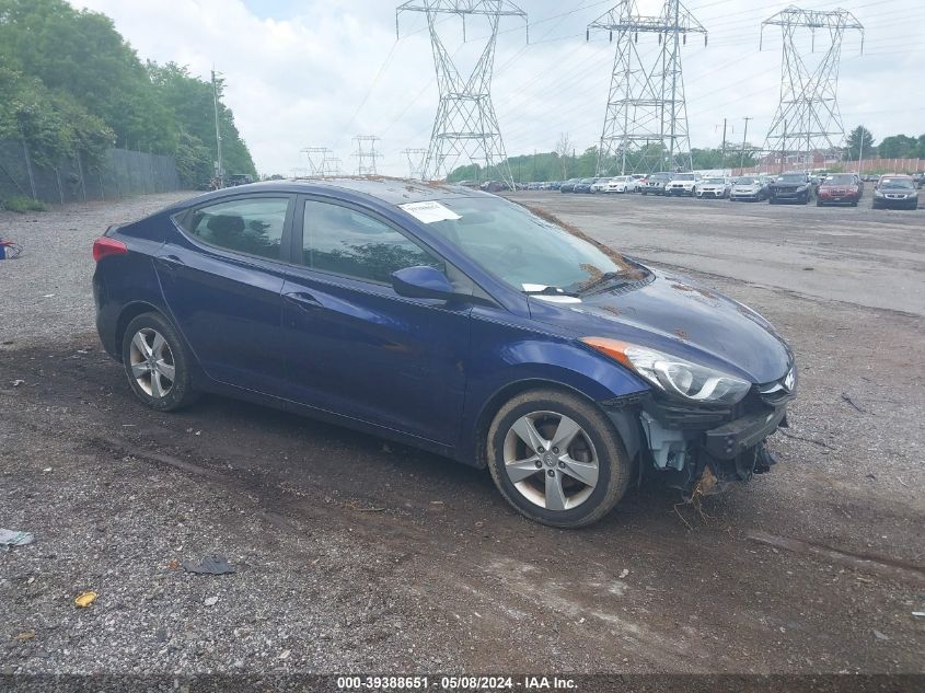 2013 Hyundai Elantra Gls VIN: 5NPDH4AE2DH436952 Lot: 39388651