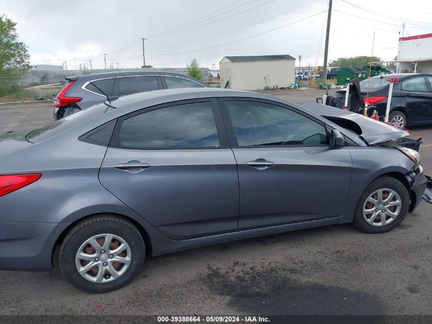 2014 Hyundai Accent Gls VIN: KMHCT4AE7EU637050 Lot: 39388664