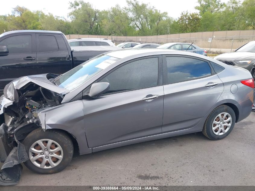 2014 Hyundai Accent Gls VIN: KMHCT4AE7EU637050 Lot: 39388664