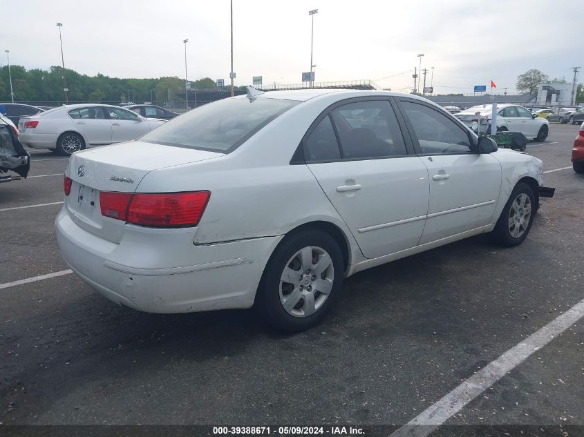 2009 Hyundai Sonata Gls VIN: 5NPET46C49H542529 Lot: 39388671