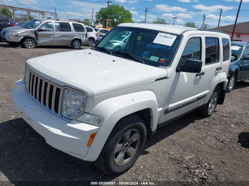 2008 Jeep Liberty Sport VIN: 1J8GN28K48W229526 Lot: 39388697