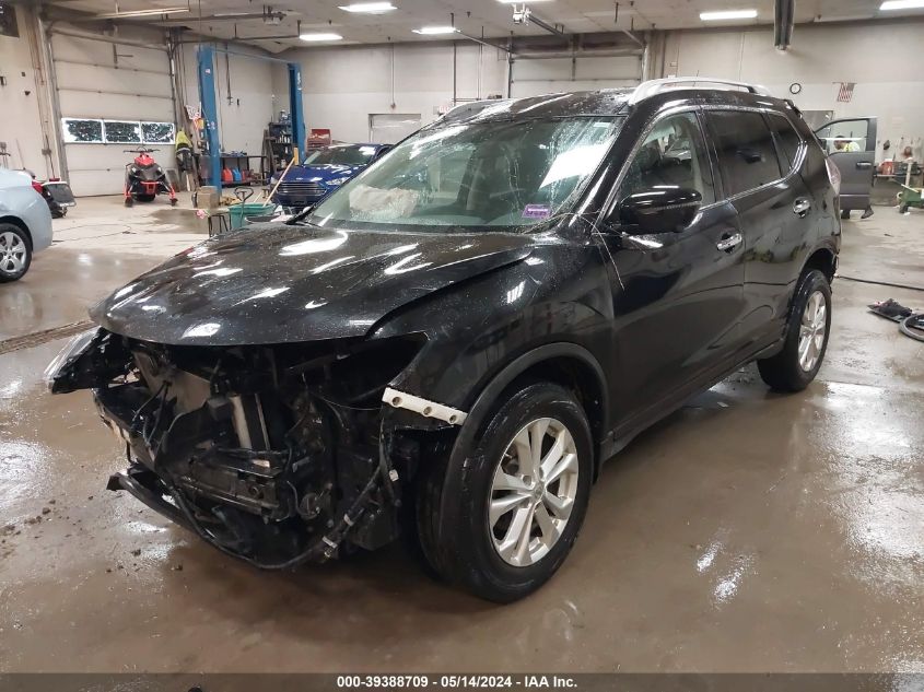 2016 Nissan Rogue Sv VIN: JN8AT2MT0GW014276 Lot: 39388709