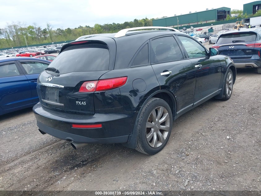 2004 Infiniti Fx45 VIN: JNRBS08W14X403221 Lot: 39388739