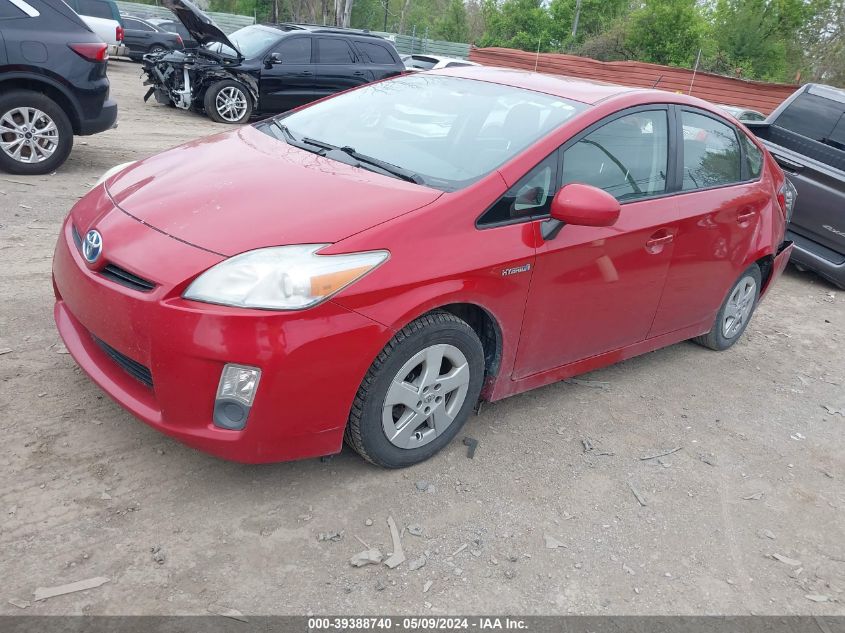 2010 Toyota Prius Ii VIN: JTDKN3DU7A0145711 Lot: 39388740