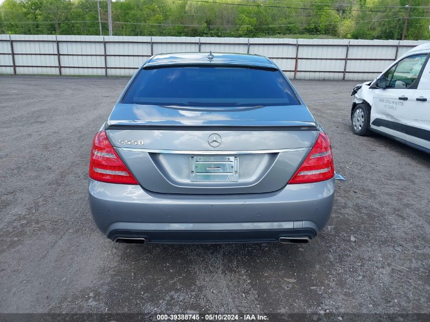 2013 Mercedes-Benz S 550 VIN: WDDNG7DB8DA498850 Lot: 39388745