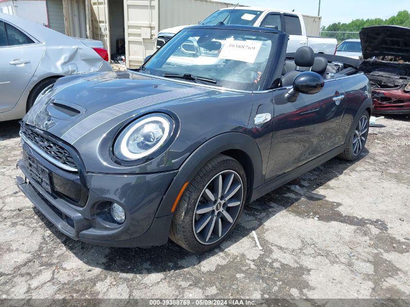 2019 Mini Convertible Cooper S VIN: WMWWG9C55K3E41268 Lot: 39388769