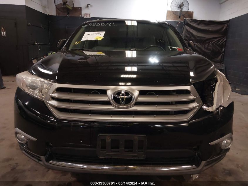 2012 Toyota Highlander Se V6 VIN: 5TDBK3EH5CS100728 Lot: 39388781