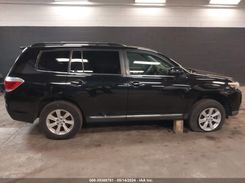 2012 Toyota Highlander Se V6 VIN: 5TDBK3EH5CS100728 Lot: 39388781