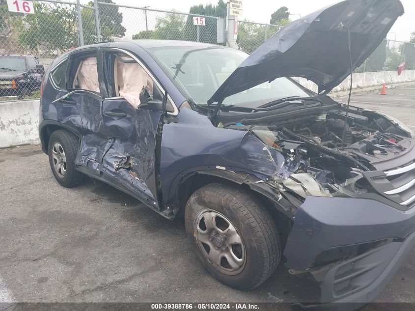 2014 Honda Cr-V Lx VIN: 2HKRM3H37EH549412 Lot: 39388786